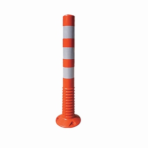 Orange Flexible Traffic Post
