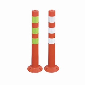 Orange Flexible Traffic Post