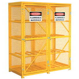 Horizontal Cylinder Storage Locker