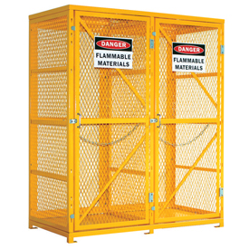 Horizontal Cylinder Storage Locker